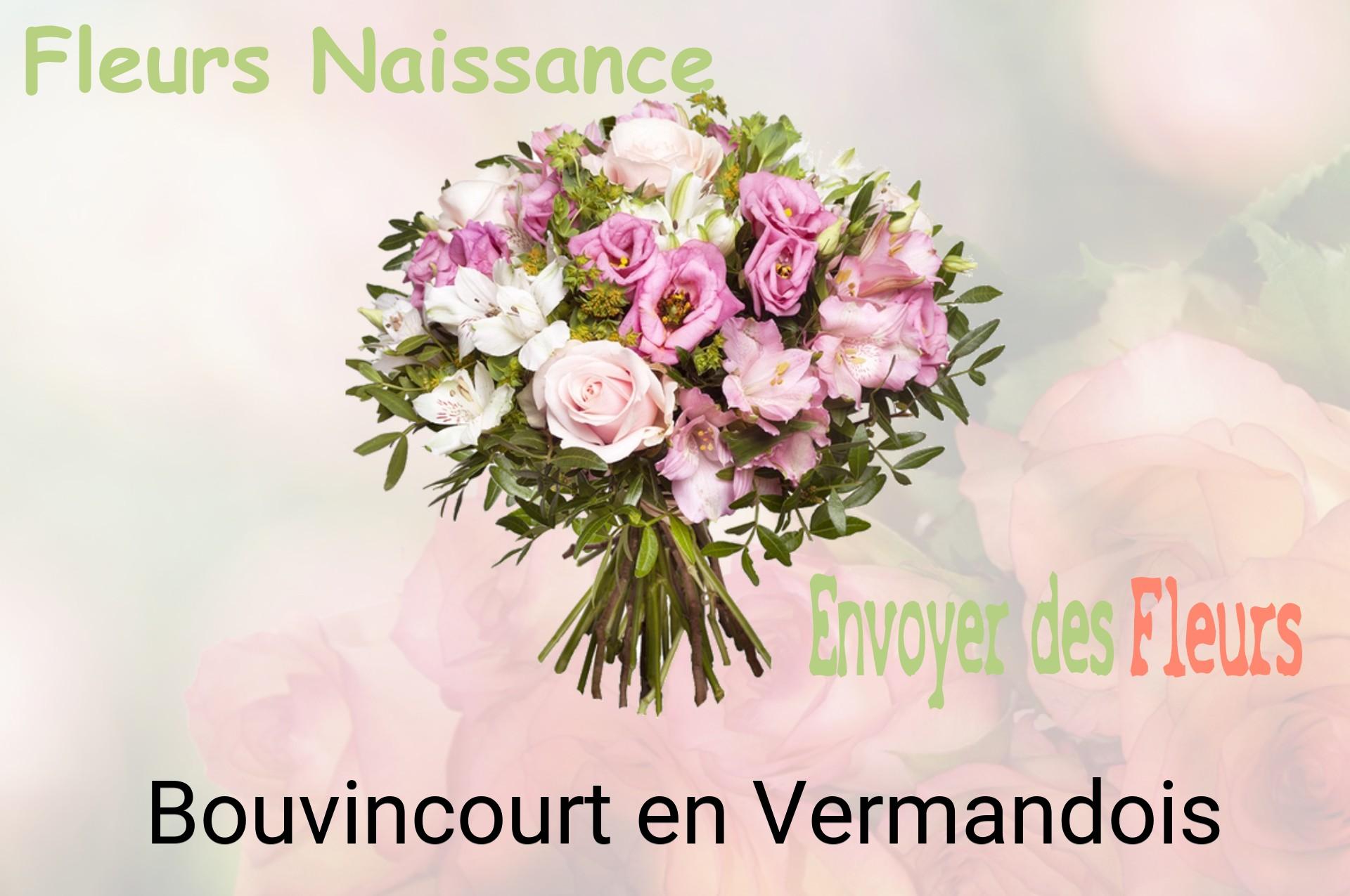 Bouquet de fleurs de naissance livré à Bouvincourt-en-Vermandois